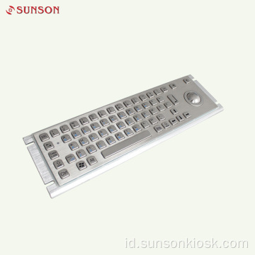 Vandal Metal Keyboard dengan Touch Pad